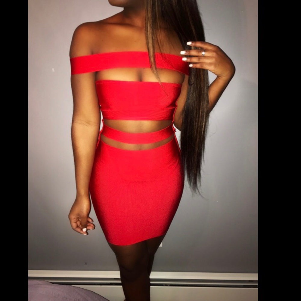 Bandage Red Dress